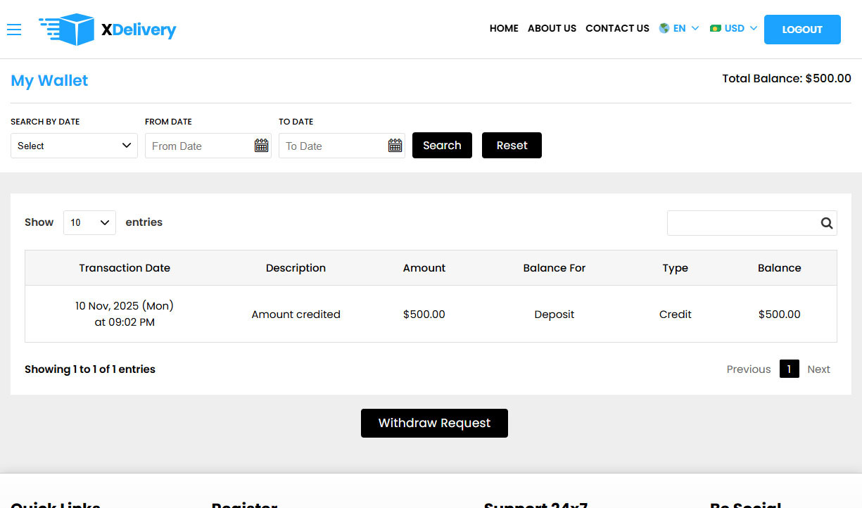 Driver Wallet