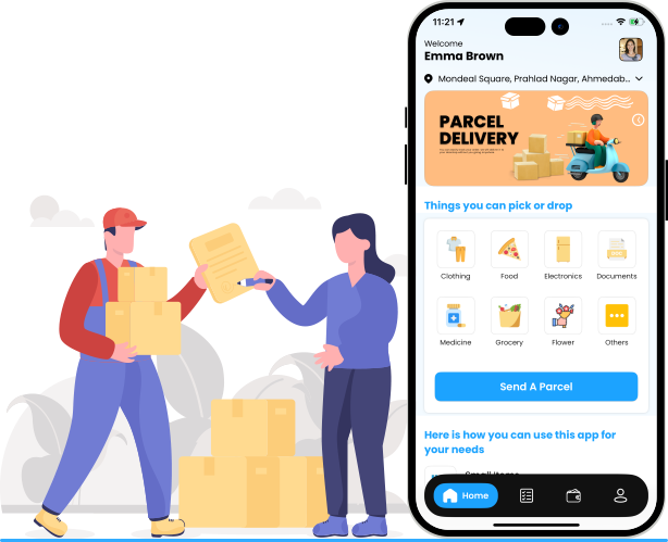 courier service app development