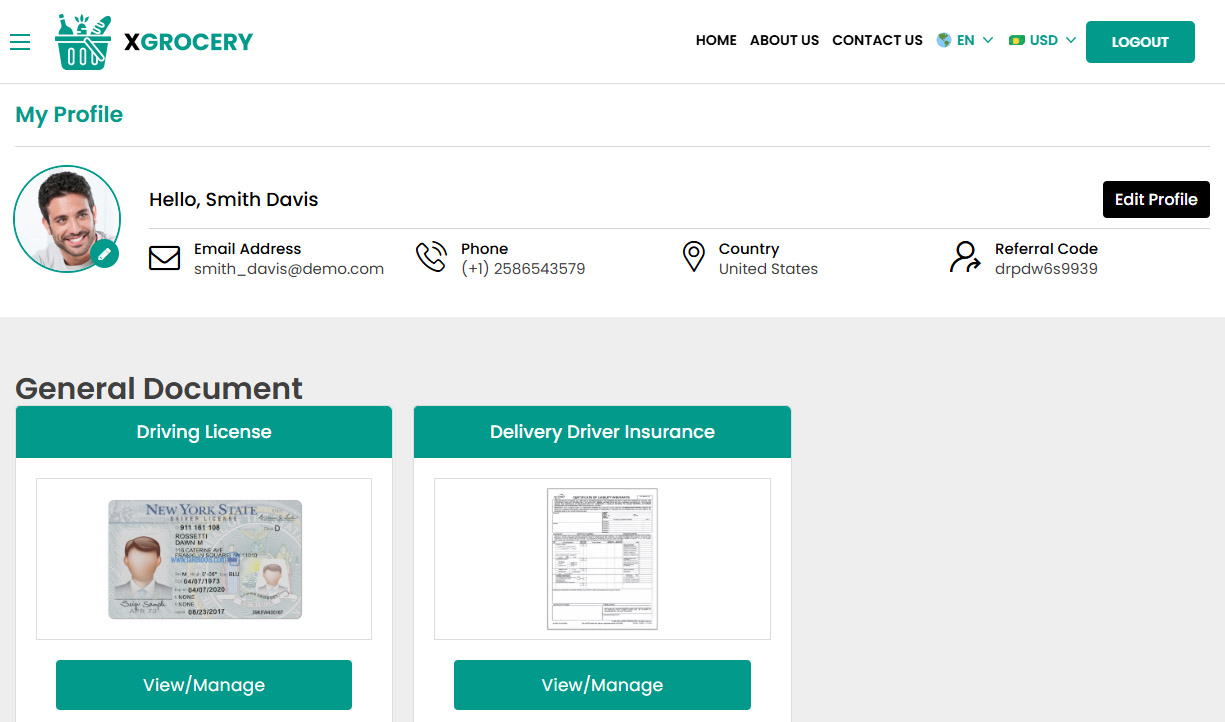 Driver Profile