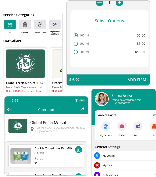 grocery delivery app development