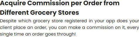 Acquire Commission per Order