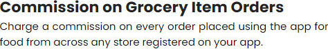 Commission on Grocery