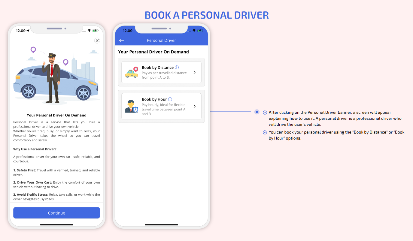 book a personal driver