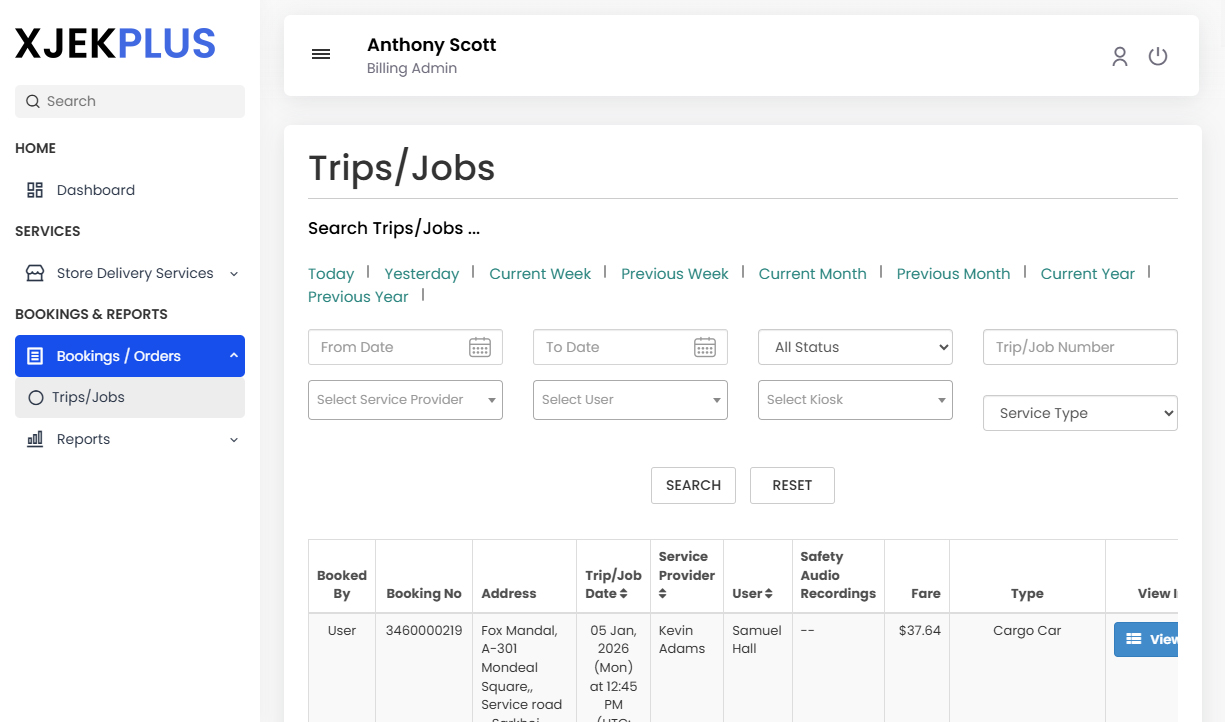 Trip/Jobs