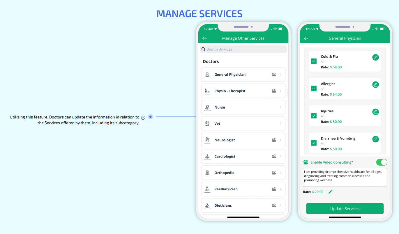 Manage Services