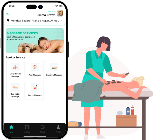massage on demand app