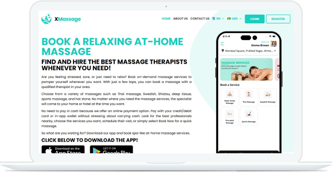 Massage Therapist Website Included