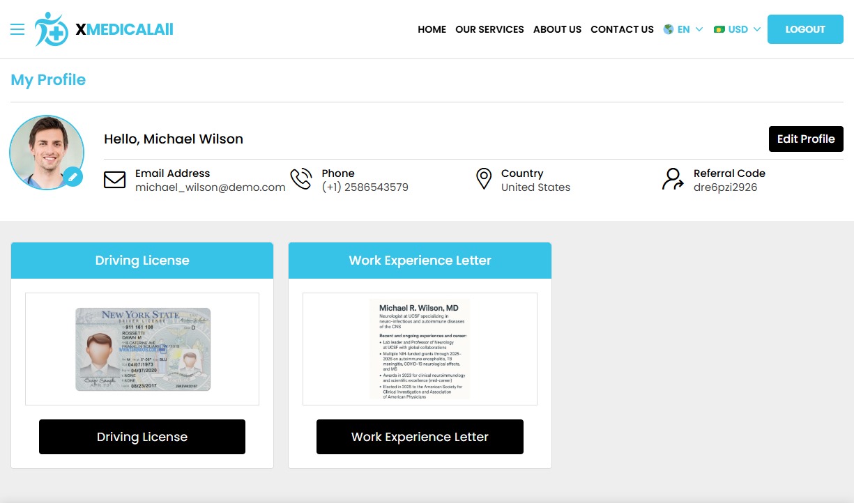 Provider profile