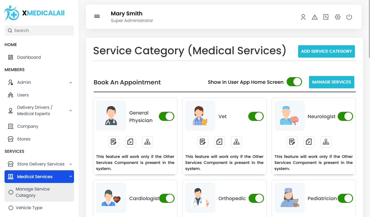 Service Category