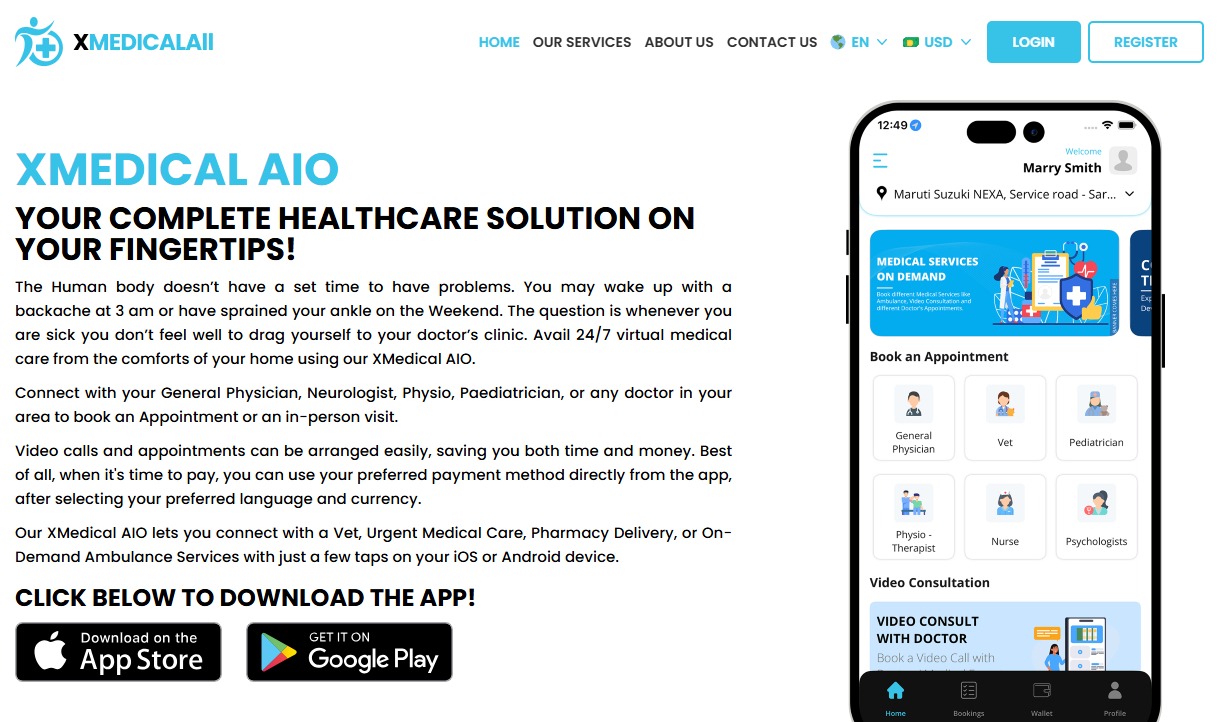 Website Home Page