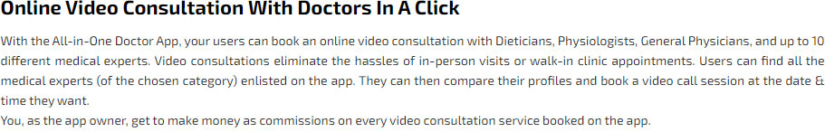 Online Video Consultation